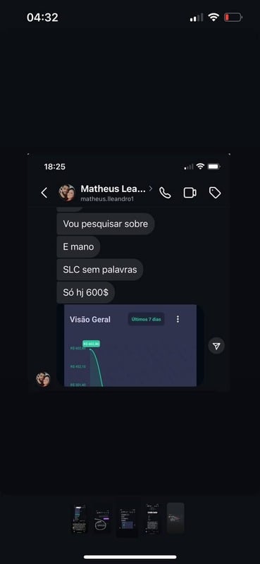 Resultado de aluno 3